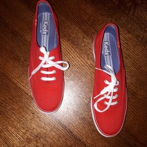 Red Keds canvas shoes